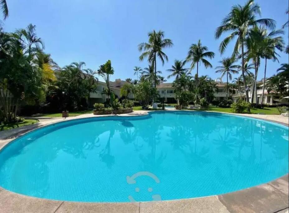 Hermoso Apartamento En Manzanillo Con Alberca Y Cancha De Tenis, Ideal Para Relajarse Y Disfrutar De Una Escapada Tranquila En El Paraiso Tropical Dış mekan fotoğraf